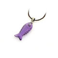 紫水晶鱼项链