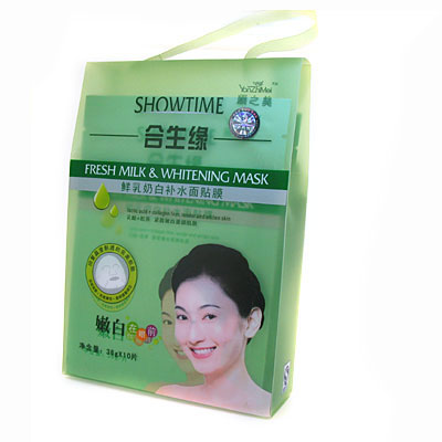 颜之美鲜乳奶白补水面膜