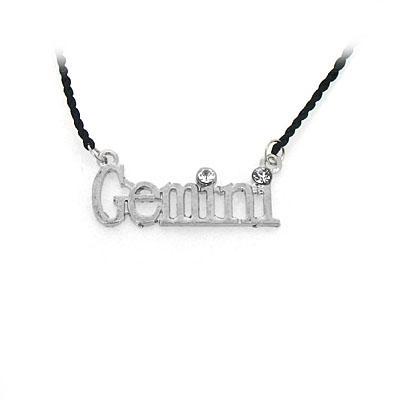 英文字母Gemini项链