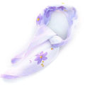 紫色小花朵丝巾小方巾