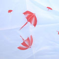 红色雨伞外贸薄丝巾