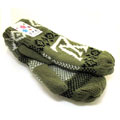 毛线织冬天保暖手套绿色个性款