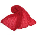 新款大红色弹力丝韩版长围巾
