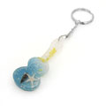 葫芦海贝琥珀彩色钥匙挂链
