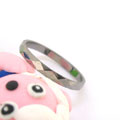2.0宽不退色韩版流行钨钢戒指