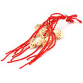 海螺贝壳饰品/东风螺红绳海螺手链