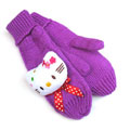 可爱kitty猫女生手套/冬季暖和手套包套