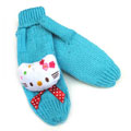可爱kitty猫女生手套/冬季暖和手套包套