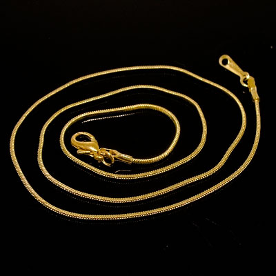 18寸金色蛇链时尚合金配链