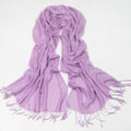 浅紫色纯色披肩围巾批发/单色仿羊绒超长围巾