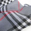 简约灰色时尚流苏围巾/个性格子三角巾