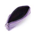 品牌余单优雅紫罗兰手拿包化妆包/高性价比亮面褶皱收纳包