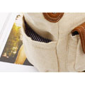 自然棉麻交织帆布包手提包单肩包/时尚包包网上开店货源