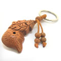 个性枣木钥匙扣 天然木质饰品挂件