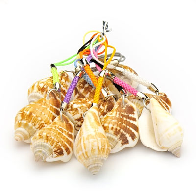 天然海螺饰品白口螺挂件海螺挂饰